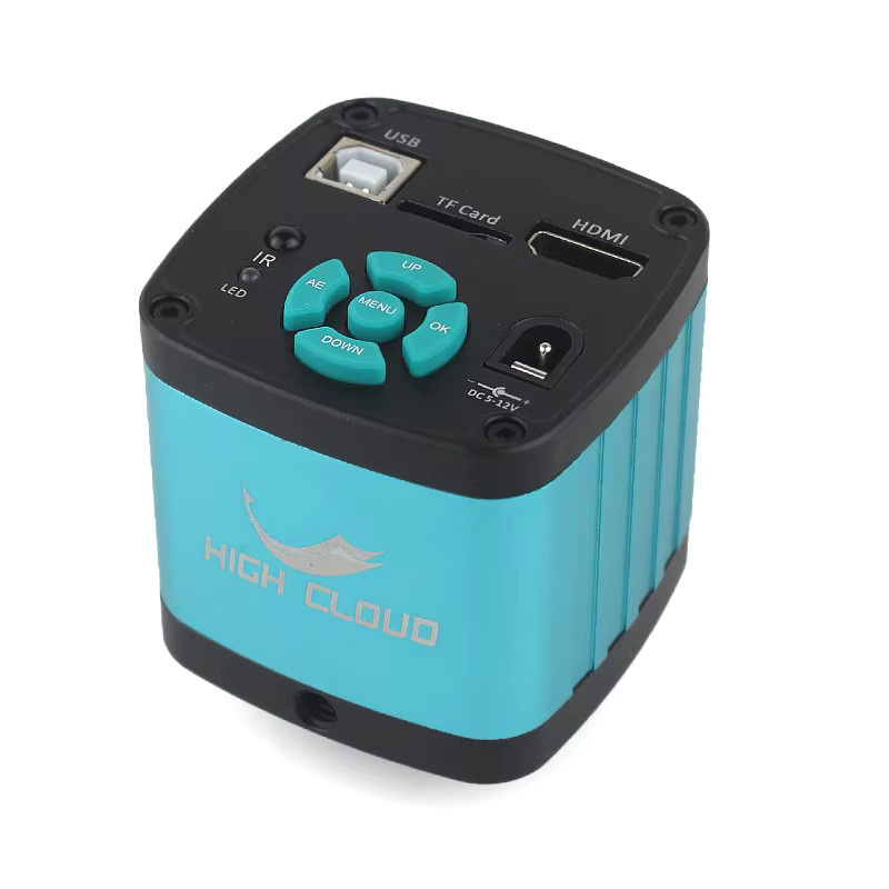 HIGH CLOUD HD-Videomikroskop mit 4K-Funktion, 10-30-facher kontinuierlicher Zoom und C-Mount Parfokalobjektiv zur Fotografie und Messung von Mobiltelefonen - Bild 3