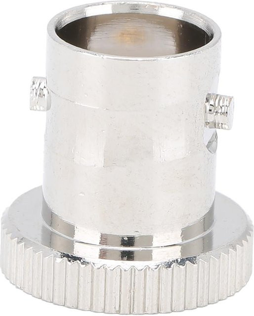 Igeteck 10 Stück BNC-Buchse auf SMA-Stecker Adapter für Funk-Koaxialkabel in Weiß und Silber - Bild 1