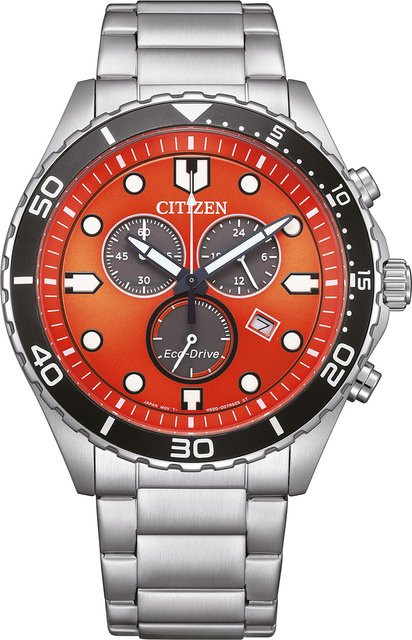 Citizen Chronograph, Solar, Edelstahl, 43 mm, Herren - Bild 1