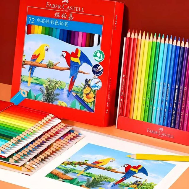 Faber-Castell Albrecht Dürer Aquarellstifte Wasserlösliche Farbstifte Multicolour 72er Set - Bild 1