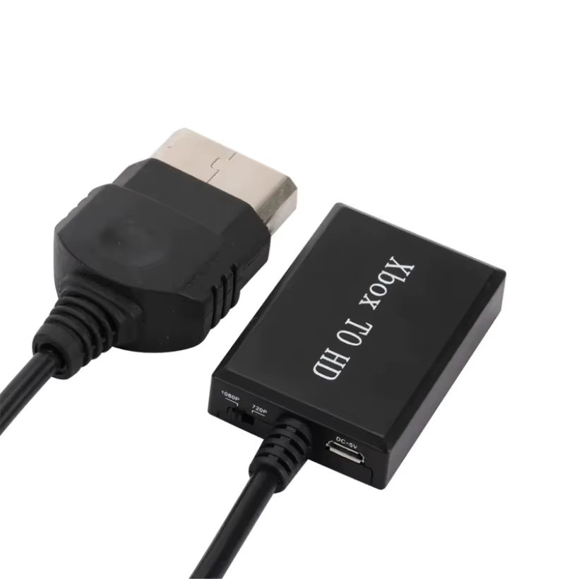 MnnWuu Xbox zu HDMI Video Konverter Adapter in Schwarz für Original Konsolen mit 1080P/720P Auflösung und USB-Stromversorgung - Bild 6
