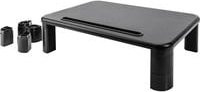 Digitus Monitorerhöhung DA-90458 Ergonomische Monitorhalterung Schwarz Höhe: 71 bis 145 mm - Bild 2