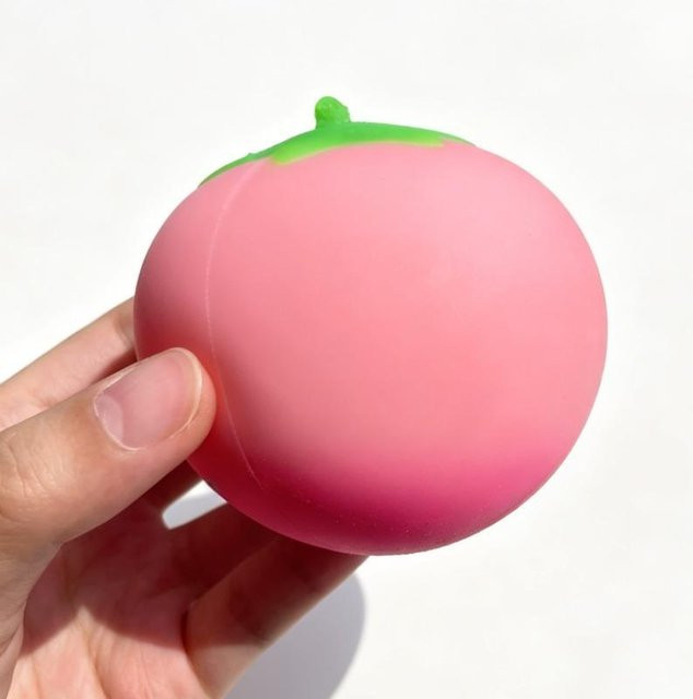 A Family Of Home Textiles Pfirsich Stressball Squishy, Pfirsich, Langsam Aufgehend - Bild 1