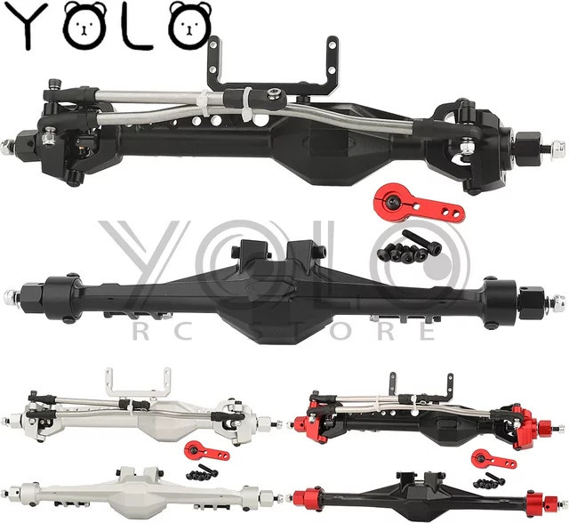 Axial SCX10 III CNC Aluminium Vorne Hinten Gerade Komplette Achse, 1/10 RC Crawler Upgrade Teile - Bild 1