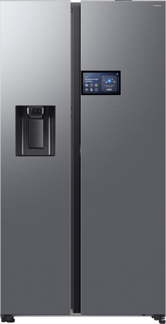Samsung RS94F Side-by-Side Kühlschrank mit AI Home, Wassertank und App-Steuerung, 621 l, Edelstahl Silber/Grau - Bild 1
