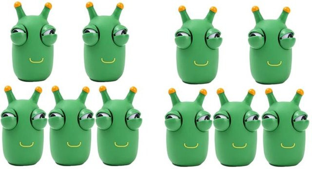 Binchi Outdoor Product Lustiger Grüner Wurm, Fidgets Spielzeug, 105 Stück - Bild 1