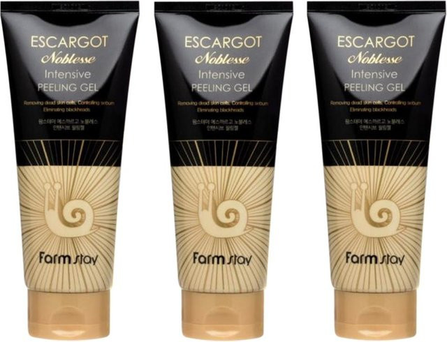 FARM STAY Escargot Noblesse Intensiv Peeling Gel, 180 ml, mit Schneckenschleimextrakt - Bild 1