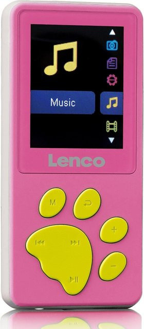 Lenco XEMIO-560PK MP3- und MP4-Player in Pink mit 8 GB Speicher und CD-Funktion - Bild 1