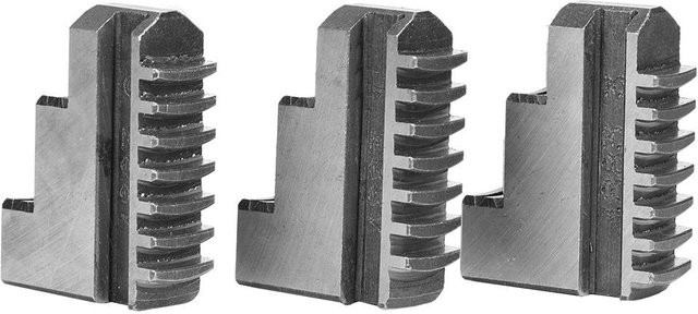 3 Stück K11 125 Außenspannbacken für 5 Zoll Spannfutter aus 20CrMnTi in Silber - Bild 1