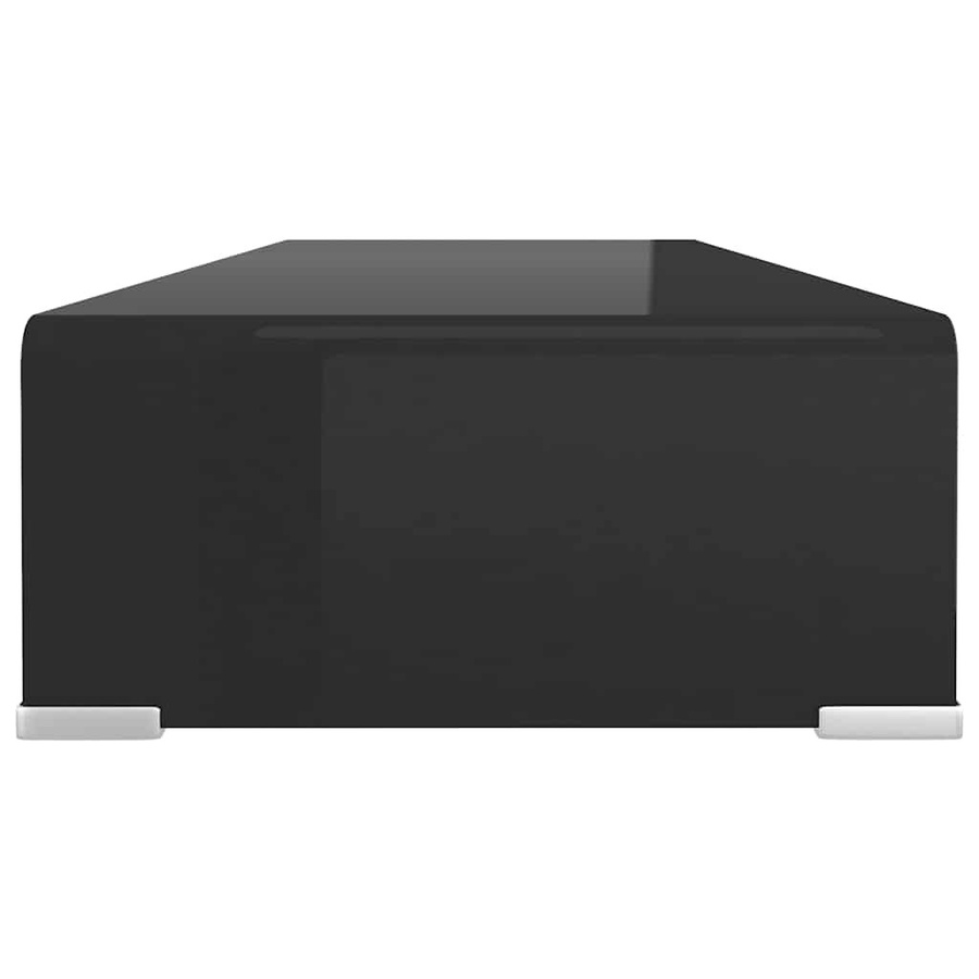 Vidaxl Monitor- und Fernseherständer aus Glas in Transparent, B/T/H: 80 x 30 x 13 cm - Bild 3