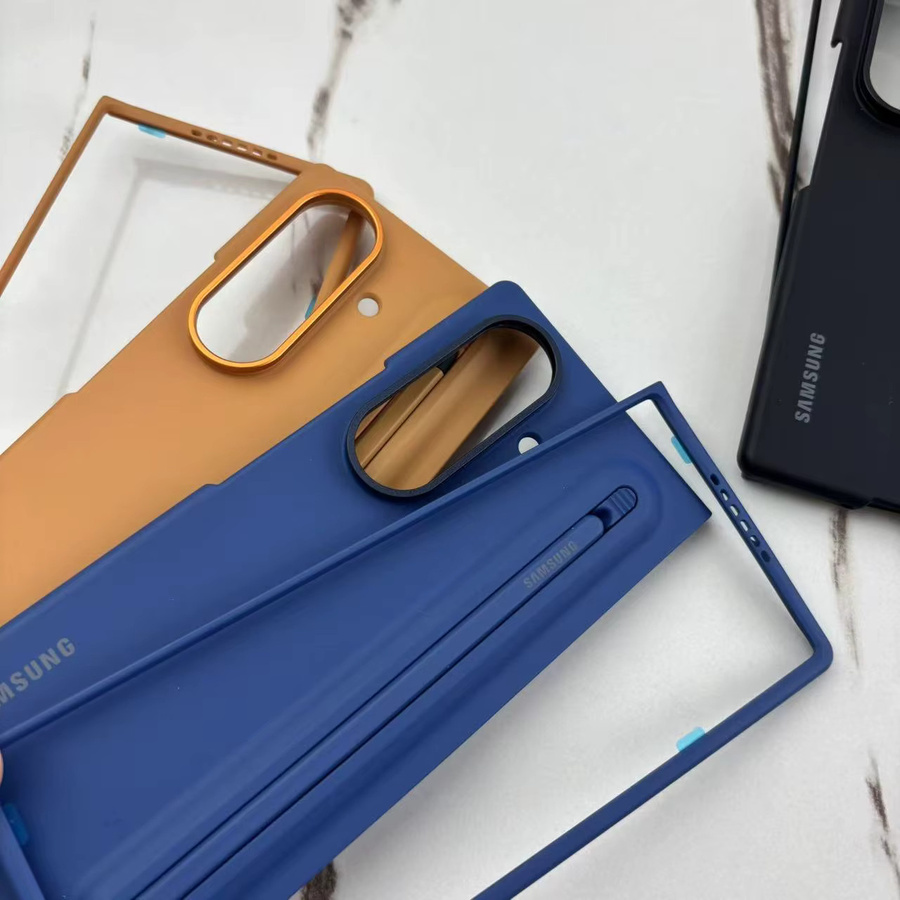 Samsung Galaxy Z Fold7 Schutzhülle mit integriertem Stifthalter in Schwarz - Bild 2