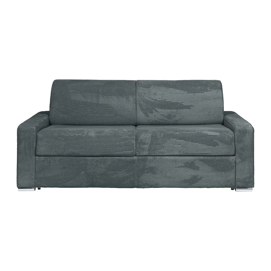Vente-unique Schlafsofa Calito in Anthrazitgrau mit einer Breite von 216 cm - Bild 2