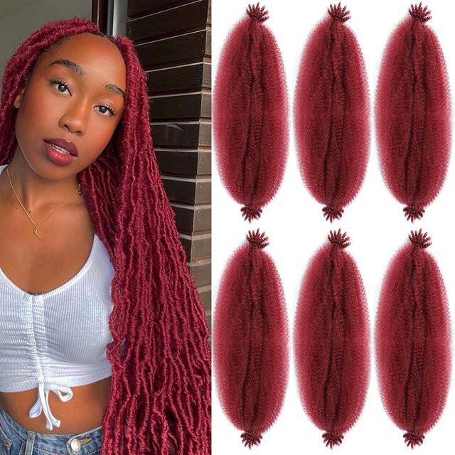 Refeeny Afro-Twist Haarverlängerung, 61 cm, synthetisch, Unisex - Bild 1