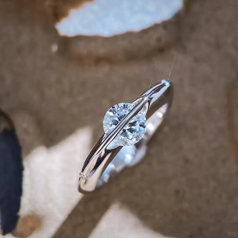 KUTPF Ehering, 925 Silber, Diamant, Damen - Bild 5