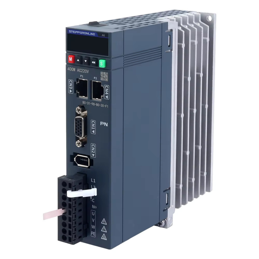 STEPPERONLINE PROFINET AC Servomotor-Treiber-Kit A6 Serie in Grau mit 17-Bit Absolutwertgeber und IP67 Schutzart - Bild 1
