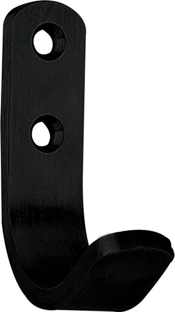 Technik Team Mantelhaken Macoba aus Eisen in Schwarz Matt, B: 18 mm, H: 66,5 mm - Bild 1