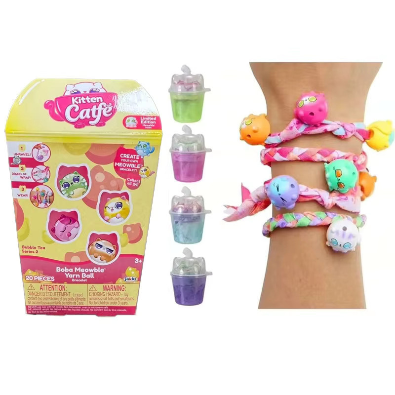Bandai Cartoon Kätzchen Catfe Meowble Garn Ball, Blind Box Spielzeug, ab 3 Jahre - Bild 2