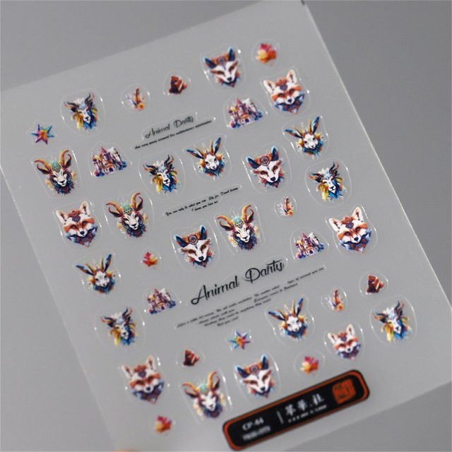 Rd lala Nail Art Aufkleber, Jelly, Cartoon, Glänzend, Unisex - Bild 1