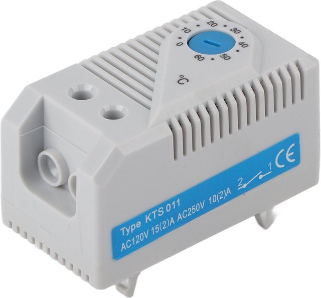 Elektrischer mechanischer Thermostat Temperaturregler von CosyHome, einstellbar von 0-60 Grad Celsius, Grau - Bild 1