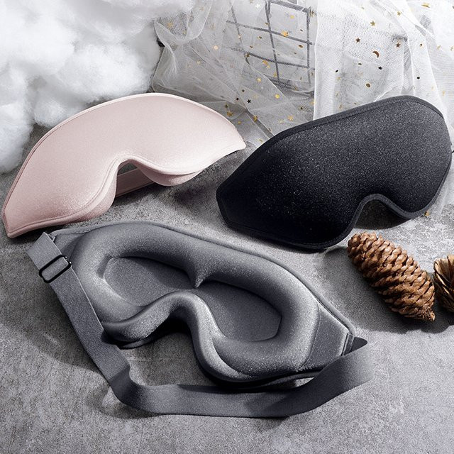 3D-Schlaf-Augenmaske aus Memory-Schaum, Unisex - Bild 1