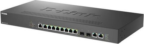 D-Link DMS-1250-12TP/E PoE Switch mit 12 Ports und 2.5 GbE Ethernet/LAN in Schwarz - Bild 1
