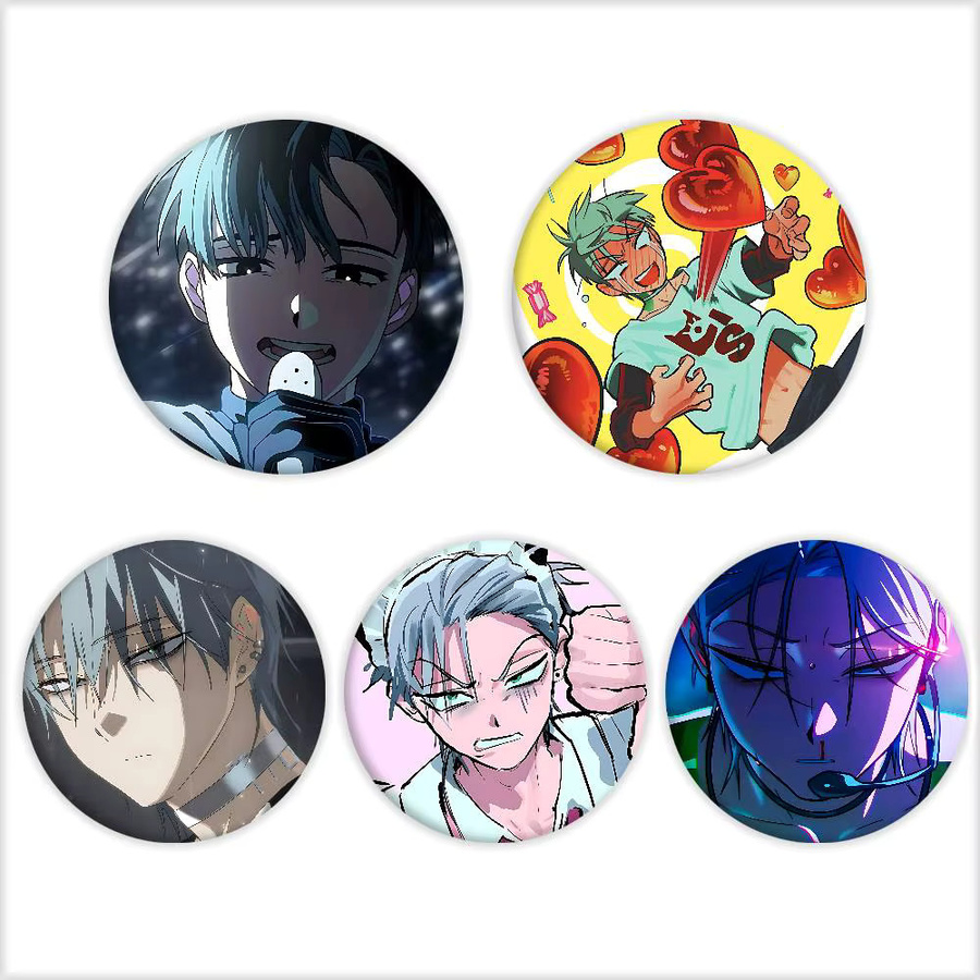 52TOYS Brosche Anime Abzeichen, Weißblech, Unisex - Bild 5