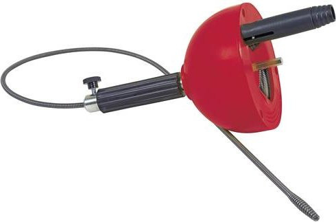 Rothenberger Industrial Rohrreinigungsspirale aus Kunststoff in Rot, Länge: 550 cm, Durchmesser: 6 mm - Bild 1