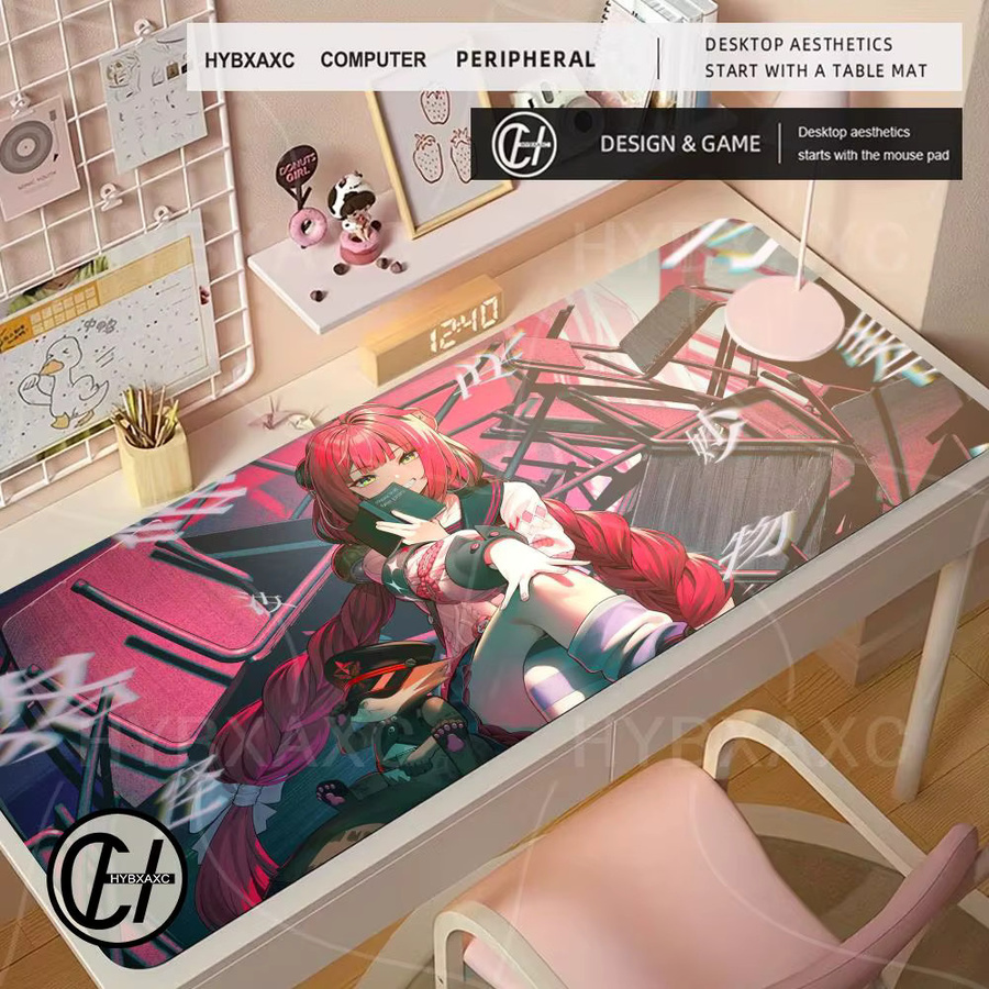 HYBXAXC Ukinami Yuzuha Mauspad Zenless Zone Zero Anime Schreibtischunterlage Multicolour - Bild 3