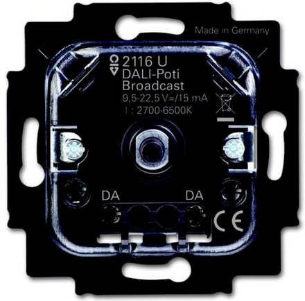 Busch-Jaeger Dimmer-Einsatz mit Drehregler 2CKA006599A3025 für den Unterputz-Einbau - Bild 1