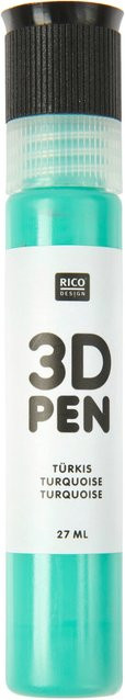 Rico Design 3D Pen Farbe Türkis - Bild 1