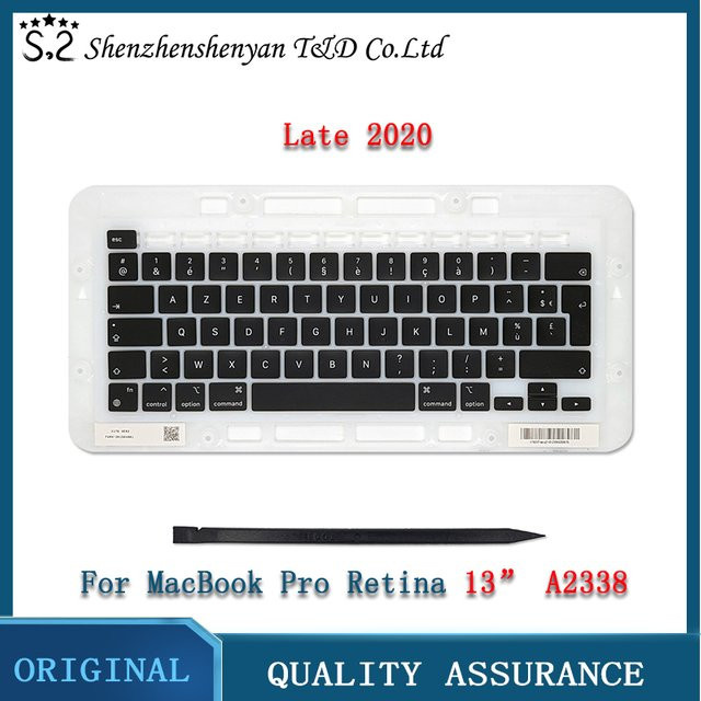 Apple Tastenkappen für MacBook Pro 13 Zoll M1 M2 A2338 - Bild 1