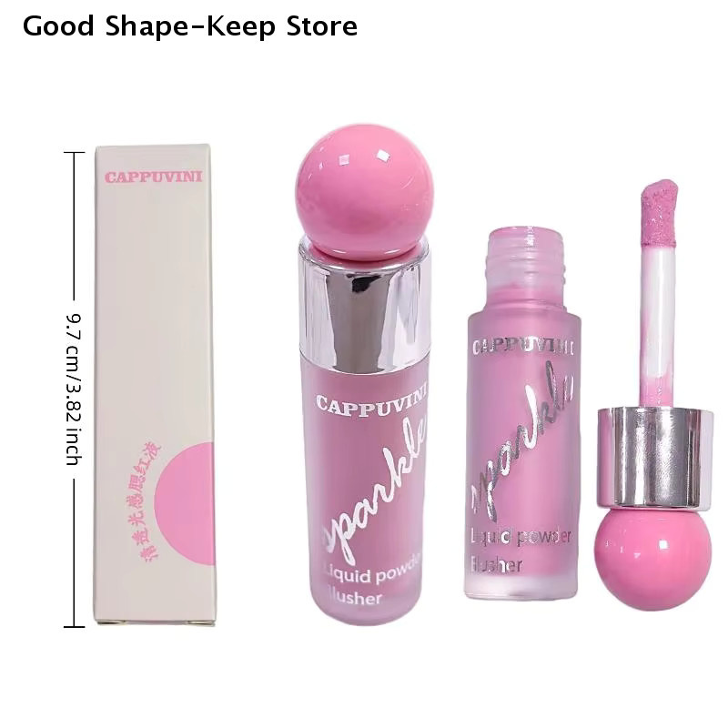 Cappuvini Sweet Girl's Energetic Blush, Flüssig-Rouge, glänzend, Kinder - Bild 2