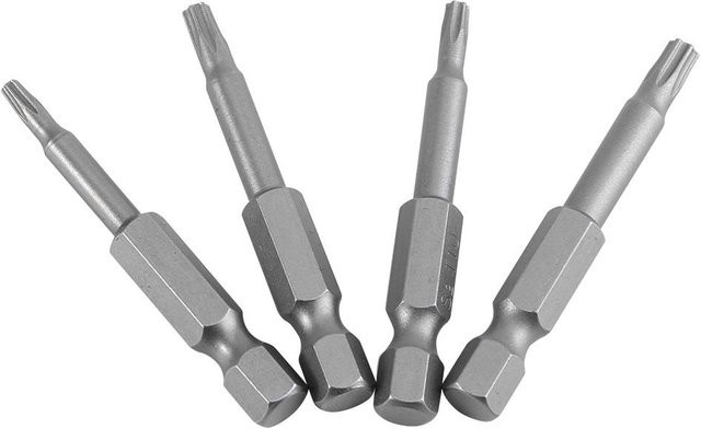 Neoglint 8-tlg. Magnetischer Sicherheits-Stern-Schraubendreher-Bit-Satz aus Edelstahl, 14 Zoll, T8T40, Farbe: Silber - Bild 1