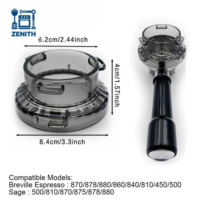 Magnetischer Espresso-Dosierring 54 mm für Sage Breville 8er Serie als Barista-Zubehör - Bild 1
