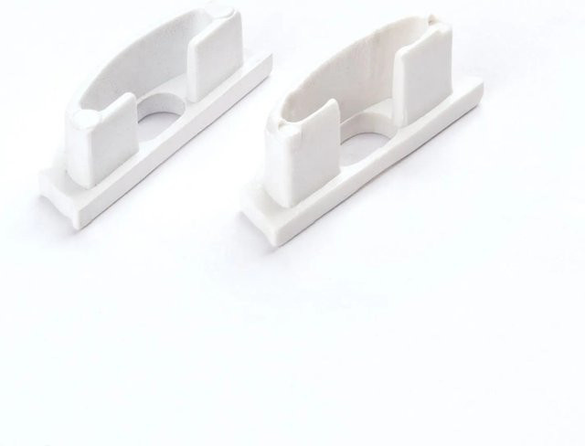 Orion Lightstyle Aluminium Einbau Profil 1060 Endstück für LED-Profile, 2 Stück - Bild 1