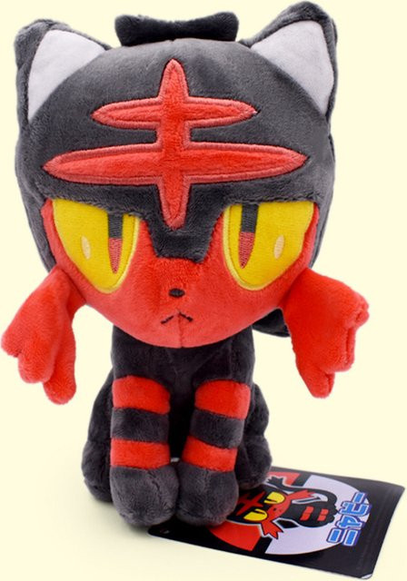 TAKARA TOMY Pokémon Litten, Plüsch, 20cm - Bild 1