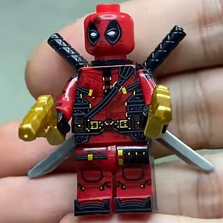 Marvel Deadpool, Zusammenbaubare Bausteine, Desktop-Dekoration - Bild 2