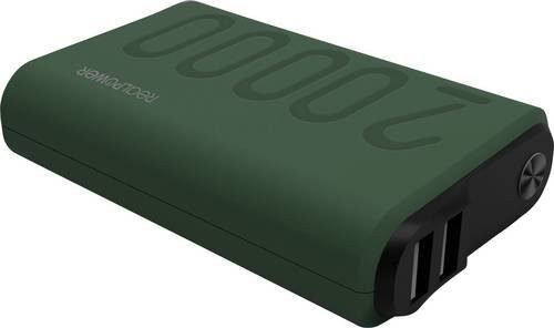 RealPower PB-20000 PD+ Powerbank 20.000 mAh mit USB-C in Grün - Bild 1