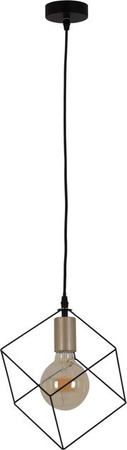 Näve Pendelleuchte Canto Schwarz E27 Modern Würfelförmig Durchmesser: 16 cm