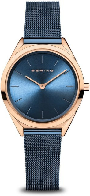 Bering Damenuhr, Quarz, Edelstahl, Blau, 31 mm, 3 ATM - Bild 1