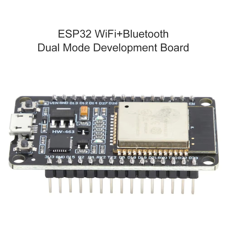 ALLOYSEED ESP32 Entwicklungsboard WiFi+Bluetooth Modul Dual-Core NodeMCU-32S in Schwarz - Bild 3