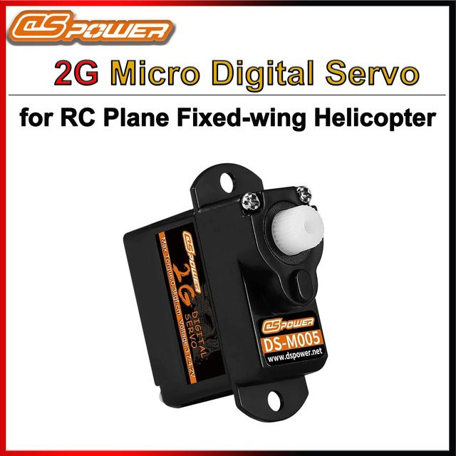 DSPOWER 2G RC Micro Servo, mit Kunststoffgetriebe, digitalem kernlosem Motor - Bild 1