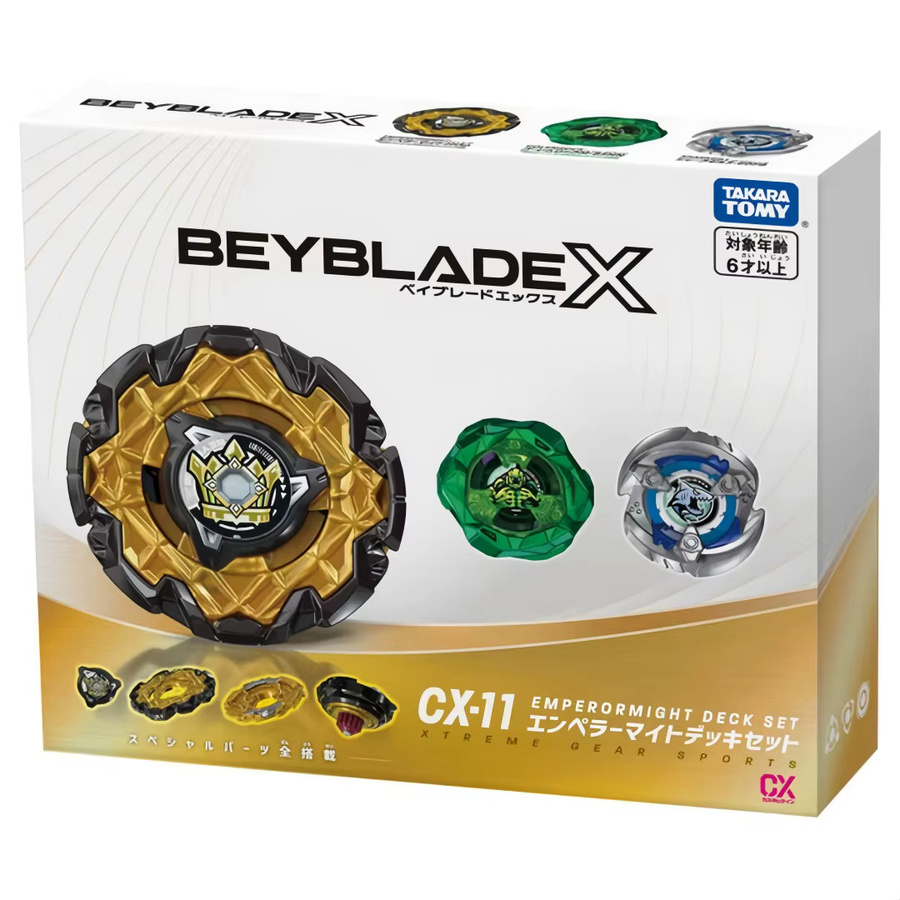 BEYBLADEX Beyblade X Emperor Might Deck Set X Shark Scale Deck Set, ab 6 Jahren - Bild 1