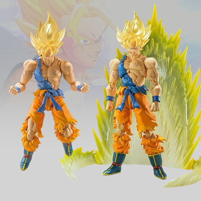 Bandai Dragon Ball SSJ2 Goku, Artikulierte Actionfigur, 16cm - Bild 1