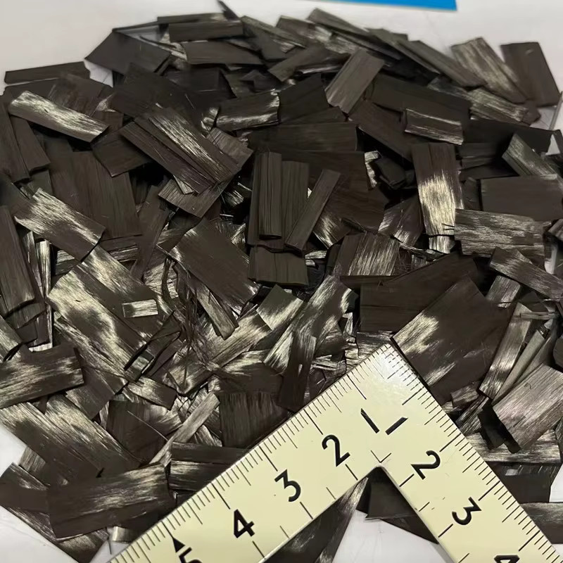 24K A+ geschmiedete Kohlefasergarnstränge als gehackte Flocken mit Vakuum-Handpaste, 500 g - Bild 2