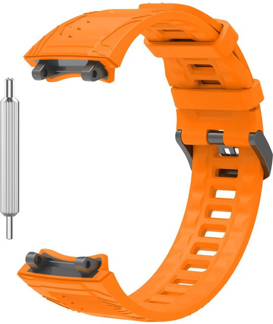 Amazfit Uhrenarmband Silikon, orange, Unisex - Bild 1