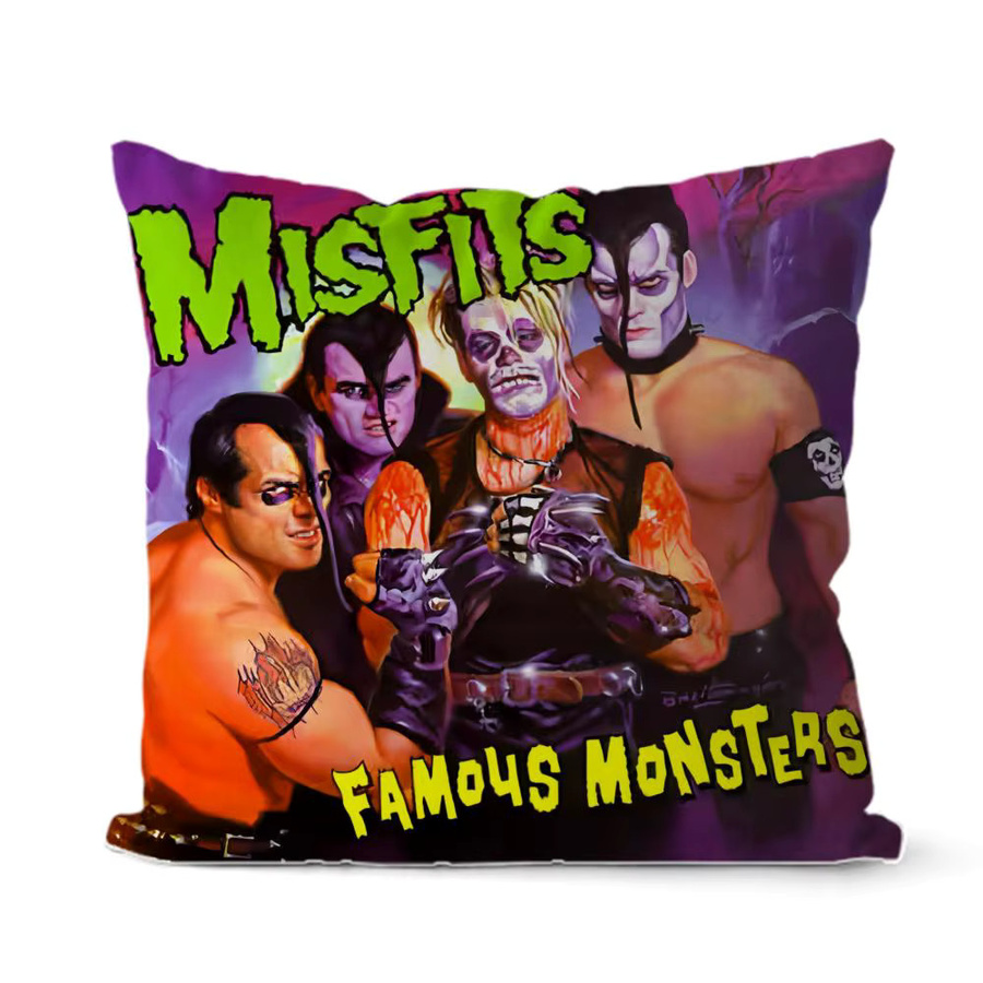 The M-misfits Kissenbezug aus weichem Plüsch in Weiß und Multicolour, quadratisch, B/B/B: 30 x 30 x 30 cm - Bild 5