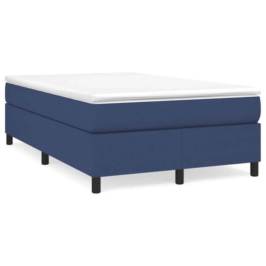 vidaXL Boxspringbett Blau aus Stoff B/T/H: 120 x 200 cm - Bild 2