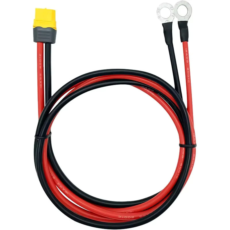 XT60H/XT90H zu M8 Ringösen-Anschlussstecker mit 10/12AWG Silikondraht für RC ESC Ladegerät und Lipo-Akku - Bild 2