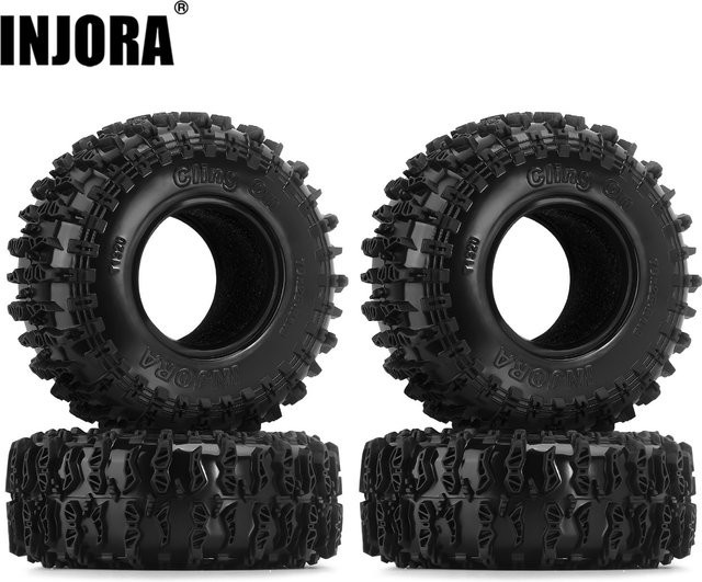 INJORA ClingOn Reifen, 70*26mm, für 1/18 1/24 Micro Crawler - Bild 1